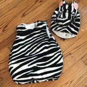 Pottery Barn Kids zebra Halloween costume like new